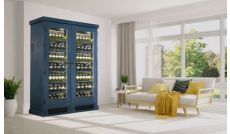 Secured wine cabinet