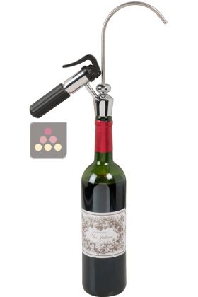 Wine dispenser with preserving system