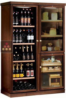 Gourmet Combination Wine Service Cabinet Cheese Cabinet Cigar