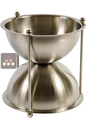 Stainless steel spittoon - 2 litre
