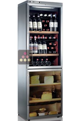 Combination of wine & cheese cabinets for up to 40Kg plus 120 bottles