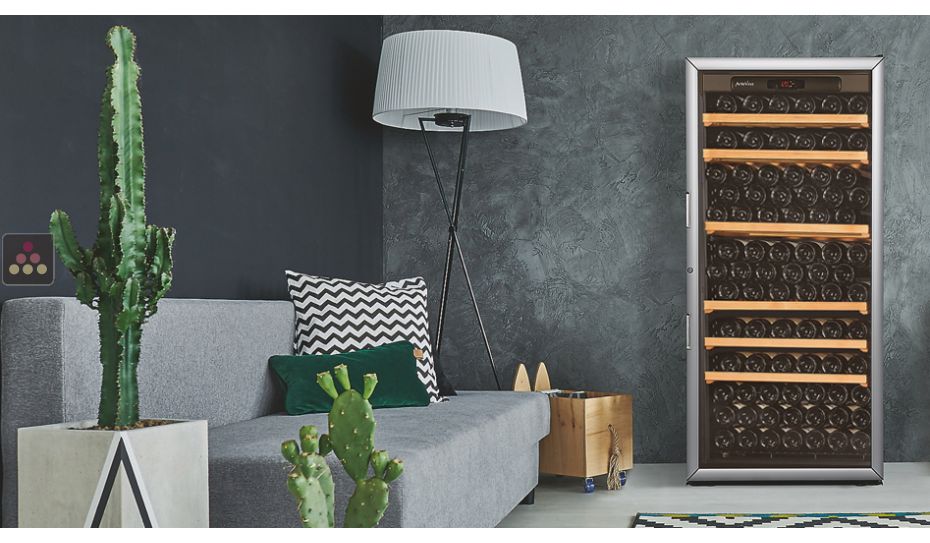 Single temperature wine ageing and storage cabinet - Storage/sliding shelves