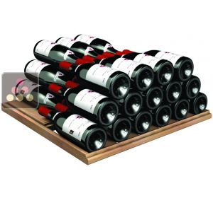 Beechwood Storage shelf - capacity 12 bottles for Prestige Range TRANSTHERM