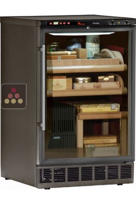 Built-in cigar Humidor with temperature and hygrometry management