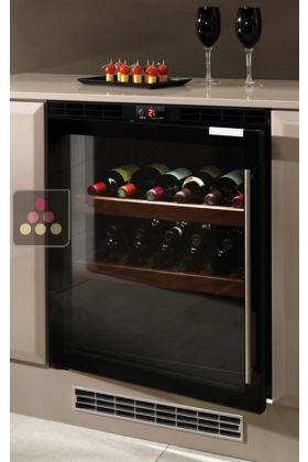 Single temperature built in wine service cabinet - Left hinged
