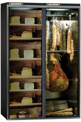 Combined delicatessen & cheese cabinet - up to 180kg capacity