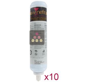Pack of 10 Argon cartridges for Winefit distributor WINEFIT