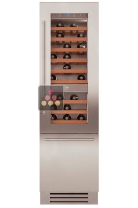 Multipurpose built-in wine cabinet with tri-mode compartment - Light Design
