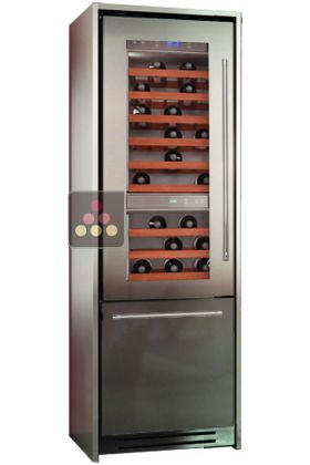 Multipurpose wine cabinet with Tri-modes compartment - Light Design