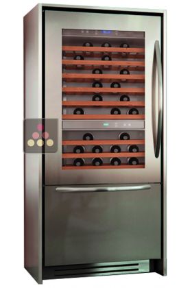 Multipurpose wine cabinet with Tri-modes compartment - Classic Design