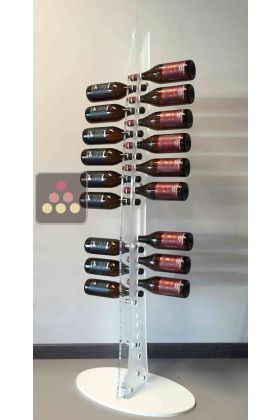 Free Standing display in Plexiglass for 24 bottles