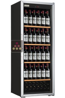 Single temperature wine service or storage cabinet - Mixed shelves