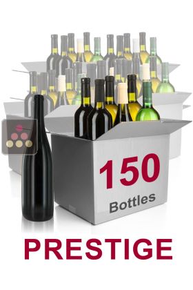 150 bottles of wine - Selection Prestige : white wines, red wines and Champagne