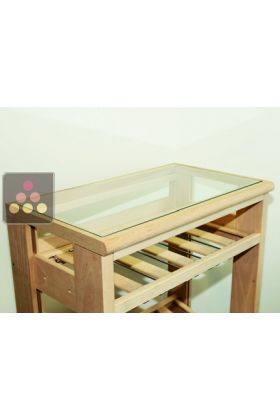 Upper glass unit for  Wooden storage Visiobois