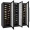 Combination of 3 wine service or storage cabinets - 4-temperatures