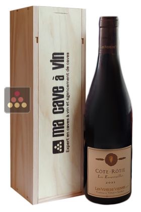 Bottle of Côte Rôtie 2021 - Madinière - Domaine Yves Cuilleron - Wooden box