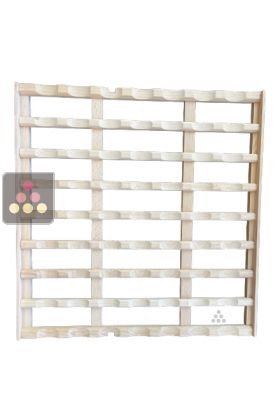 Multi-position wooden storage rack for APOGEE cellars, width 55.5 cm