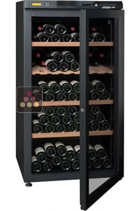 Single-temperature wine cabinet for ageing or service