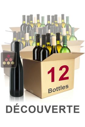 12 bottles of wine -Discovery Selection : white and red wines