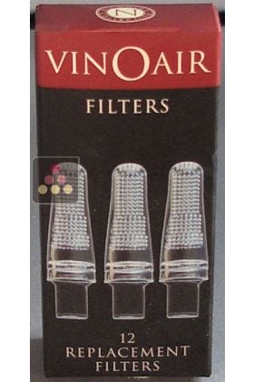Set of 12 filters for VinOair pouring spout