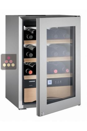 Single-temperature wine cabinet for storage or service + chocolates