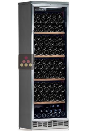 Multi-temperature built in wine service and storage cabinet