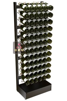 Freestanding Visiostyle metal support for 72 bottles