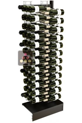Extension unit for Visiostyle metal support for 72 bottles