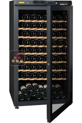 Single-temperature wine cabinet for ageing or service