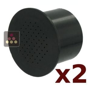 Set of 2 active carbon filters for Climadiff wine cabinets
 CLIMADIFF