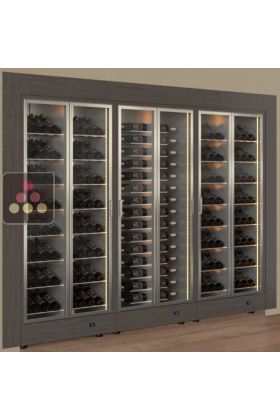 Built In Combination Of 3 Modular Multipurpose Wine Cabinets