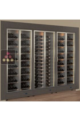 Built In Combination Of 3 Modular Multipurpose Wine Cabinets
