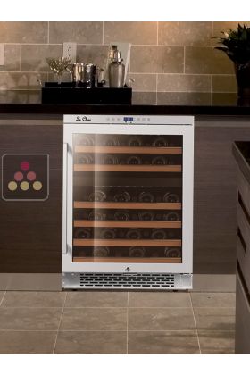 Dual temperature Wine Cabinet for service - can be built-in under a counter