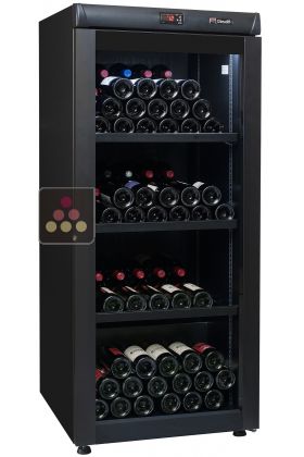 Single temperature wine ageing or service cabinet - Full height side LED light