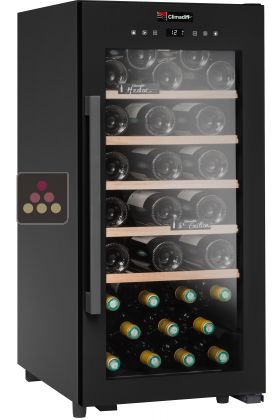 Single temperature wine service cabinet