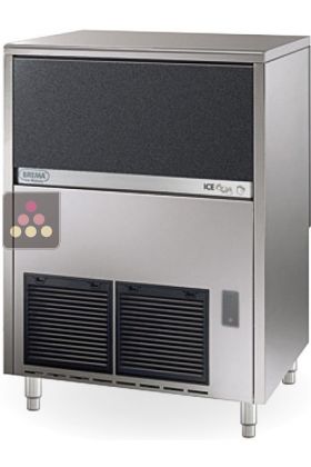 Ice cube maker up to 71kg/24h with 40kg of integrated storage and autowash system - Air-cooled condenser