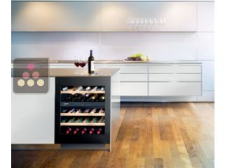 LIEBHERR dual temperature wine cabinet for storage and service - can be fitted 