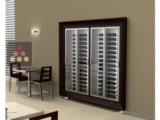 Combination of two CALICE modular built in multipurpose wine cabinets