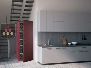Single-temperature wine cabinet for ageing