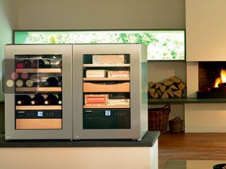 LIEBHERR Combined cigar, wine and chocolate cabinet