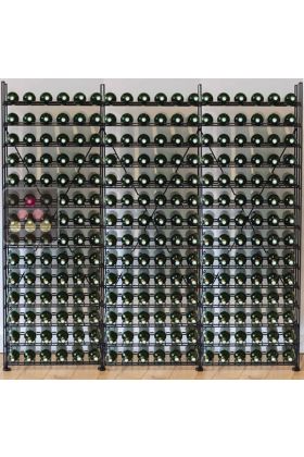 Metallic Wine Library for 252 wine bottles