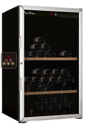 Single temperature wine storage or service cabinet