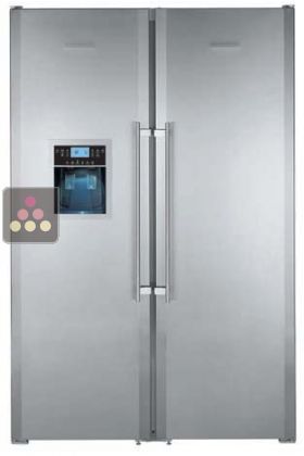 Combined fridge, freezer, zone Biofresh & ice maker