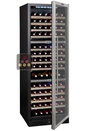 Triple temperature built in wine service cabinet 