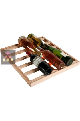 Beechwood storage shelf for wine cabinets from the Tradition range
