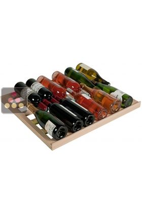 Beechwood storage shelf for large model wine cabinets from the Tradition range
