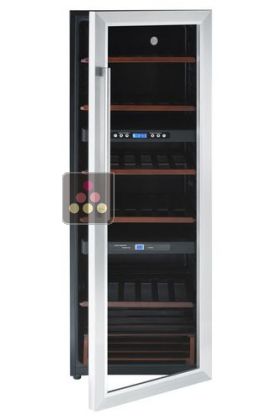 Triple temperature wine service cabinet 