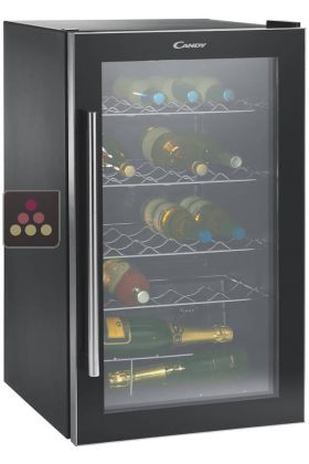 Single temperature wine service cabinet