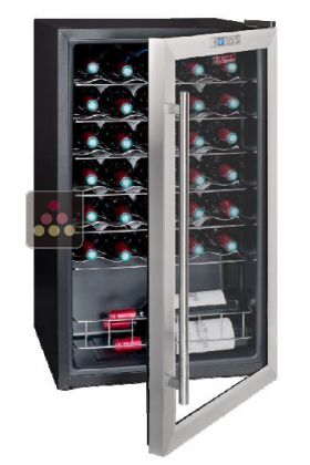 Single temperature wine service cabinet