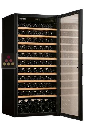 Single temperature wine ageing and storage or service cabinet